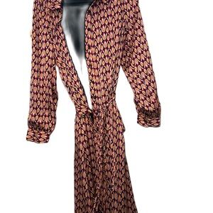 Yakira Bella sz M Geometric Print Women's Maxi Dress